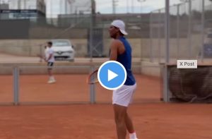 ATP – Bastad, Vidéos > Pendant ce temps là, Rafa ne se ménage pas une seule seconde !