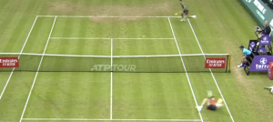 ATP – Halle, Vidéos > Roulade puis passing gagnant, Jannik Sinner est vraiment sur un nuage !
