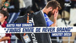 « J&rsquo;avais envie de rêver grand », la déception de Moutet battu par Sinner