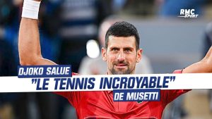 « Parfois je ne savais pas quoi faire… », Djoko salue le « tennis incroyable » de Musetti