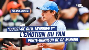 « Qu&rsquo;est-ce qu&rsquo;il m&rsquo;arrive ? » L&rsquo;émotion de Paul, le jeune fan porte-bonheur de De Minaur