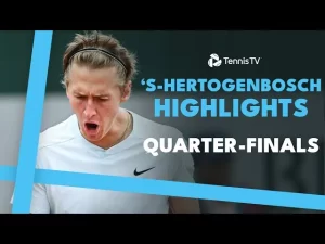 Regardez Korda vs Paul, De Minaur vs Raonic, Griekspoor vs Vukic et Humbert vs Brouwer. Voici les temps forts de la cinquième journée à &lsquo;S-Hertogenbosh (quarts de finale)