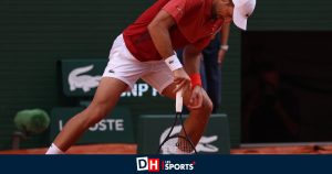 Roland-Garros: « Je ne sais pas si je pourrai jouer » en quarts, dit Djokovic, blessé à un genou