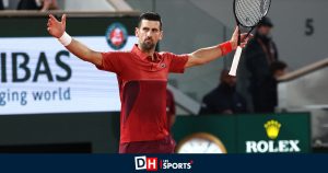Roland-Garros: mené 2 sets à 1, Djokovic vient à bout de Musetti en cinq sets au 3e tour
