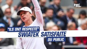 Swiatek s&rsquo;est sentie écoutée par le public après son discours marquant contre Osaka