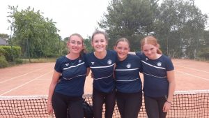 Un week-end tennis pour 4 jeunes filles de Mirande à Dinard