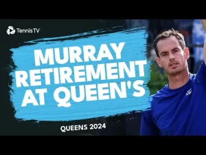 Vidéo: Andy Murray se retire en raison d&rsquo;une blessure au dos contre Thompson au Queen&rsquo;s 2024