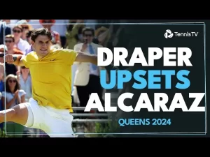 Vidéo: Carlos Alcaraz battu par Jack Draper à Queens !