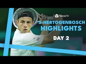 Vidéo: Griekspoor affronte Kecmanovic ; Raonic, Bergs et d&rsquo;autres en vedette | &lsquo;S-Hertogenbosch 2024 Day 2 Highlights