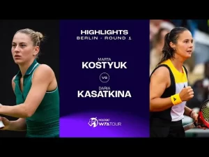 Vidéo: Les meilleurs moments de Kasatkina vs Kostyuk au premier tour sur le gazon de Berlin