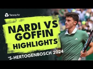 Vidéo: Les meilleurs moments de Nardi vs Goffin au 1er tour sur le gazon de &lsquo;S-Hertogenbosch (ATP 250)