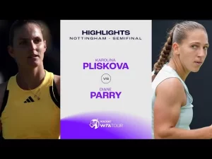 Vidéo: Les meilleurs moments de la demi-finale entre Pliskova et Parry sur le gazon de Nottingham.