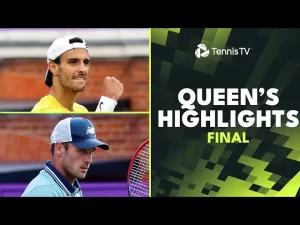 Vidéo: Les meilleurs moments de la finale entre Paul et Musetti sur le gazon du Queen&rsquo;s (Londres).