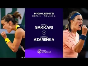 Vidéo: Les meilleurs moments du match Azarenka vs Sakkari au premier tour sur le gazon de Berlin.