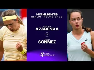 Vidéo: Les meilleurs moments du match Azarenka vs Sonmez au 2e tour sur le gazon de Berlin.