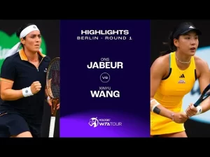 Vidéo: Les meilleurs moments du match Jabeur vs Wang dans le deuxième round sur le gazon de Berlin.