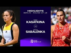 Vidéo: Les meilleurs moments du match Sabalenka – Kasatkina au 2e tour sur le gazon de Berlin.