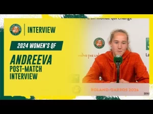 Vidéo: Regardez la conférence de presse d&rsquo;Andreeva après sa victoire en quarts de finale à Roland-Garros 2024