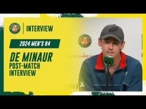 Vidéo: Regardez la conférence de presse d&rsquo;après-match de De Minaur après sa victoire au 4e tour à Roland-Garros 2024