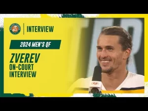 Vidéo: Regardez l&rsquo;interview de Zverev après sa victoire en quarts de finale à Roland-Garros 2024