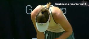 Vidéos, WTA – Berlin > Rybakina au bord de l’évanouissement contre Azarenka