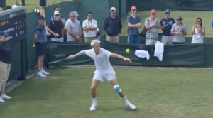 Wimbledon > « La maison ! La maison », Maxime Janvier, qualifié pour le grand tableau, récidive après sa victoire contre Mpetshi Perricard