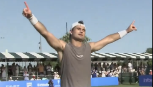 ATP – Newport > Marcos Giron, après avoir remporté le premier titre de sa carrière : « Mieux vaut tard que jamais. On le prend ! »