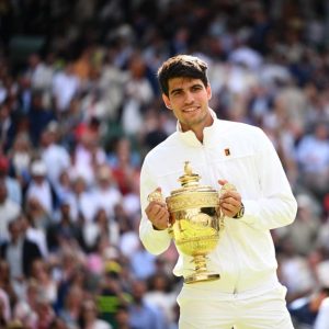 Carlos Alcaraz après sa victoire à Wimbledon : « J&rsquo;ai fait mon boulot, au tour du football ! »