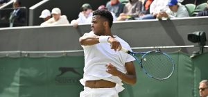 France, Wimbledon > Paul-Henri Mathieu s&rsquo;enflamme pour Mpteshi Perricard : « Quand il joue comme ça, aussi agressif, il est capable de battre n&rsquo;importe qui ! »