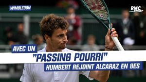 Grâce à un « passing pourri » et trompeur, Humbert rejoint Alcaraz en huitièmes