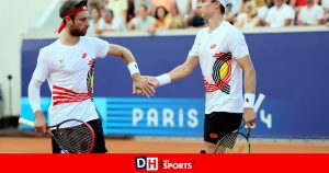 JO 2024 – Tennis: Sander Gillé et Joran Vliegen éliminent la paire française et accèdent au deuxième tour en double