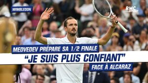 « Je suis encore plus confiant », Medvedev prépare sa demi-finale face à Alcaraz