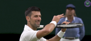 La célébration très originale de Djokovic après sa victoire contre Popyrin