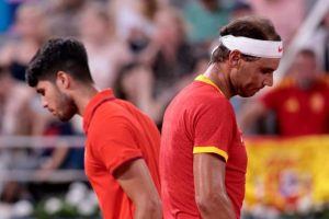 La paire Carlos Alcaraz-Rafael Nadal éliminée en quarts de finale des JO de Paris 2024