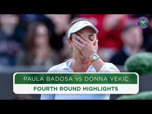 Les meilleurs moments de Badosa vs Vekic au 4e tour de Wimbledon 2024