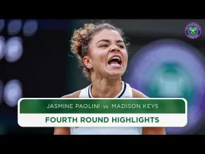 Les meilleurs moments de Paolini vs Keys au 4ème tour de Wimbledon 2024