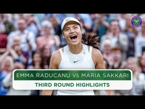 Les meilleurs moments de Raducanu vs Sakkari au 3ème tour de Wimbledon