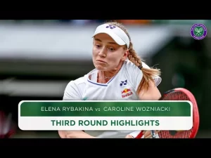 Les meilleurs moments de Rybakina vs Wozniacki au 3e tour de Wimbledon