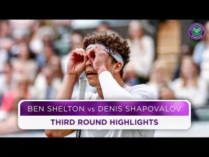 Les meilleurs moments de Shelton vs Shapovalov au 3ème tour de Wimbledon