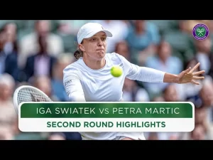 Les meilleurs moments de Swiatek vs Martic au 2ème tour de Wimbledon