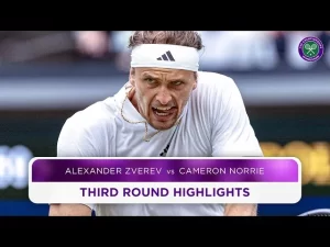 Les meilleurs moments de Zverev vs Norrie au 3e tour de Wimbledon