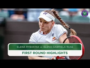 Meilleurs moments de Rybakina vs Ruse dans le round 1 de Wimbledon 2024