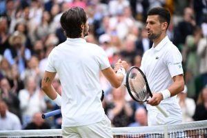 Novak Djokovic après sa qualification pour la finale de Wimbledon : « L&rsquo;histoire est en jeu »