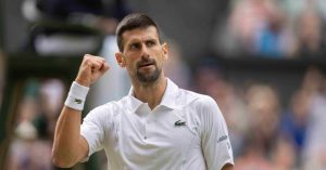 Tennis – Wimbledon (H) : Djokovic balaye Musetti et rejoint Alcaraz en finale