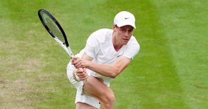 Tennis – Wimbledon (H) : Sinner en quarts de finale après son succès face à Shelton