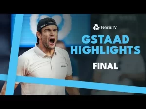Vidéo: Les meilleurs moments de la finale entre Berrettini et Halys à Gstaad.