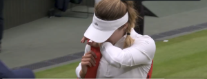 Wimbledon > Kalinskaya en pleurs sous le regard impuissant de Sinner, son petit-ami