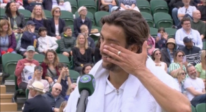 Wimbledon > Musetti très ému après sa victoire contre Mpetshi Perricard : « C&rsquo;est difficile de parler. Désolé. Je rêve de ce moment depuis que je suis enfant.