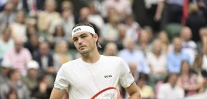 Wimbledon > Taylor Fritz éteint « l&rsquo;incendie » : « Ce que l&rsquo;on s&rsquo;est dit au filet, rien de très important en fait »