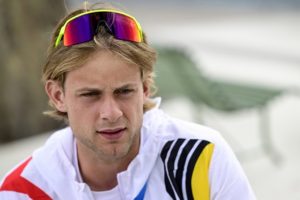 Zizou Bergs en troisième rotation samedi sur le Court Simonne-Mathieu contre Tsitsipas